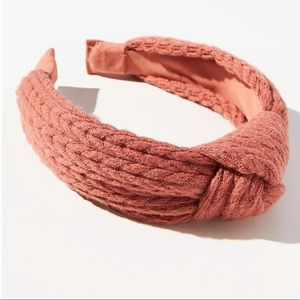 Anthropologie Sweater-Knit Knotted Headband